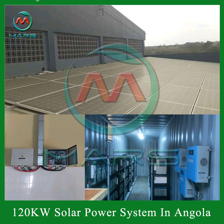 120KW Solar Battery Backup System In Angola