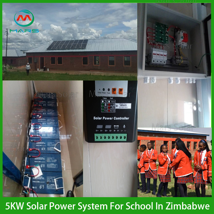 5KV Solar System In Zimbabwe School