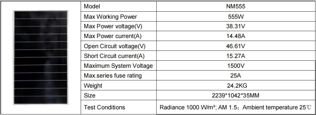 Monocrystalline Solar Panel