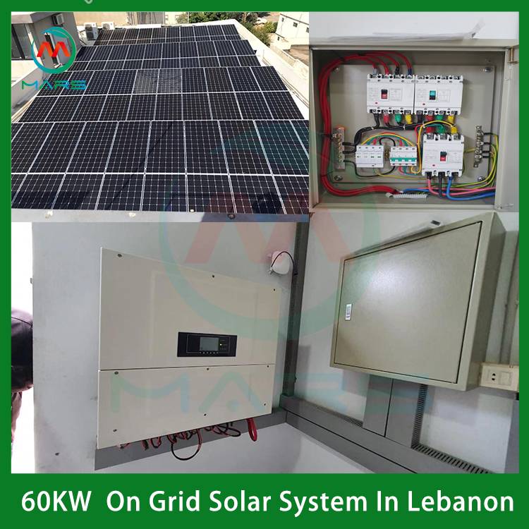 60KW Complete Solar System In Lebanon