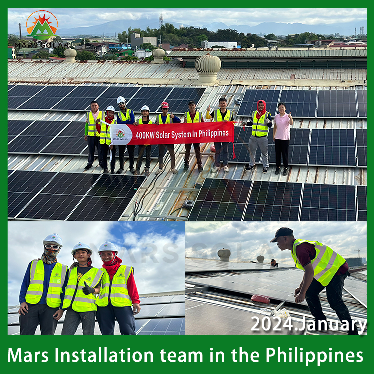 400KW On Grid Solar Power Plant In Philippines