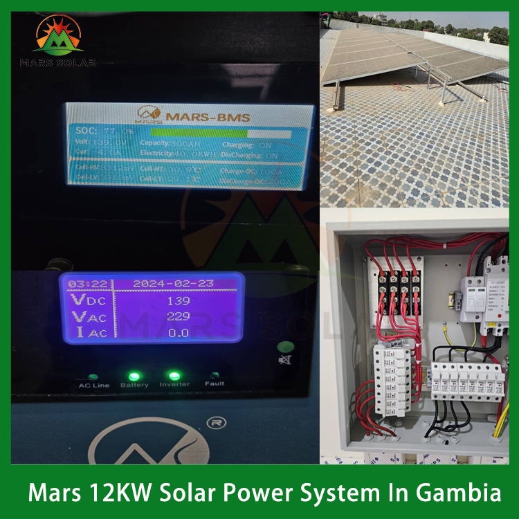 12KW Full Solar System For Home In Gambia